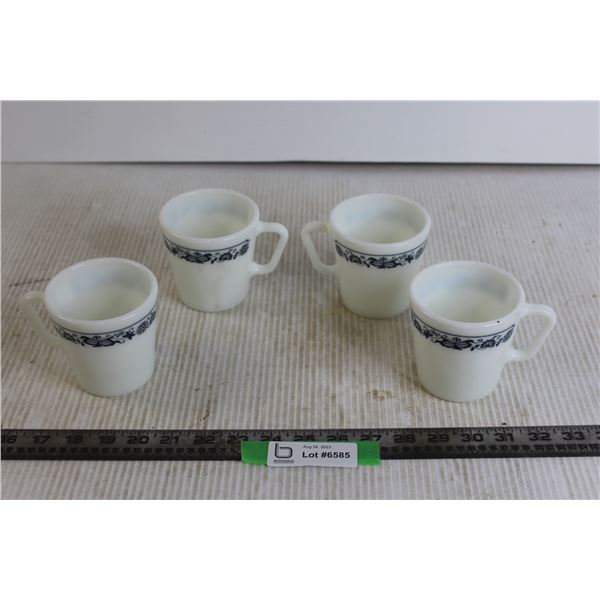 (4) Pyrex Mugs