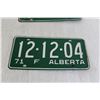 Image 2 : (2) Alberta License Plates - 1971