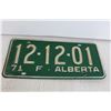 Image 3 : (2) Alberta License Plates - 1971