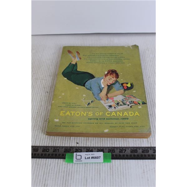 Eaton's of Canada Spring and Summer 1959 Catalogue