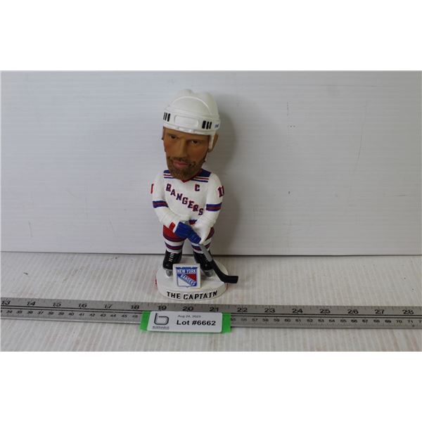 Bobble Dobbles - New York Rangers Mark Messier Porcelain Bobble Head - The Captain