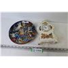 Image 1 : Frisky Business Kitten Plate - Ceramic Quartz Clock (needs battery)