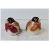 Image 7 : Crock w/Handles - Vintage Robin Salt & Pepper Shakers