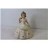 Image 6 : 1981 Vintage Ceramic Trinket Dish - Lady w/Rose Dress