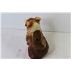 Image 6 : Vintage Ceramic Dog Trinket Dish (has been repaired) - Ceramic Dog Vase