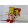 Image 1 : Stuffed Bart Simpson Doll - Simpsons Illustrated Magazine