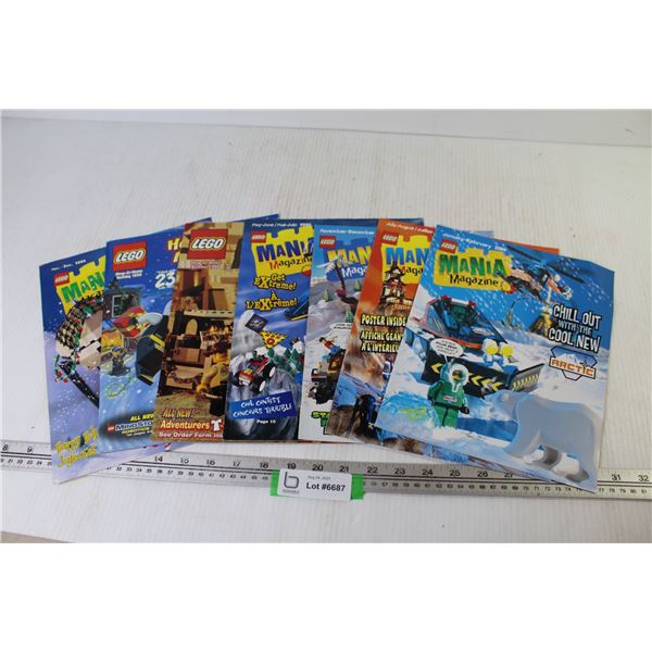 (7) Lego Mania Magazines