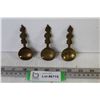 Image 1 : (3) Brass Nabob Coffee Spoons