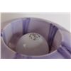Image 3 : *Purple Marbled Plastic Mushroom Lamp - Works