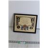 Image 1 : King George the Fifth, Queen Mary  School presentation certificate. - 12 1/4" x 10"