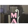 Image 4 : *Framed Pastel Rendition of Macy's Neon Sign - Made in Calgary  - 25" x 37"