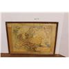 Image 1 : *Early 1900 Textured European Relief School Map - 34" x 48"
