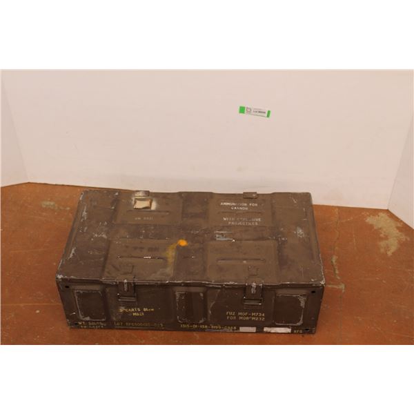 *Metal Ammunition Box - 14" x 25" x 8"h