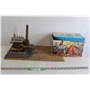 Image 1 : Wilesco Vintage Tin Steam Engine Toy with Box