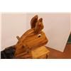 Image 3 : *Scorched Wood Rocking Horse with Saddle