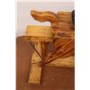 Image 5 : *Scorched Wood Rocking Horse with Saddle