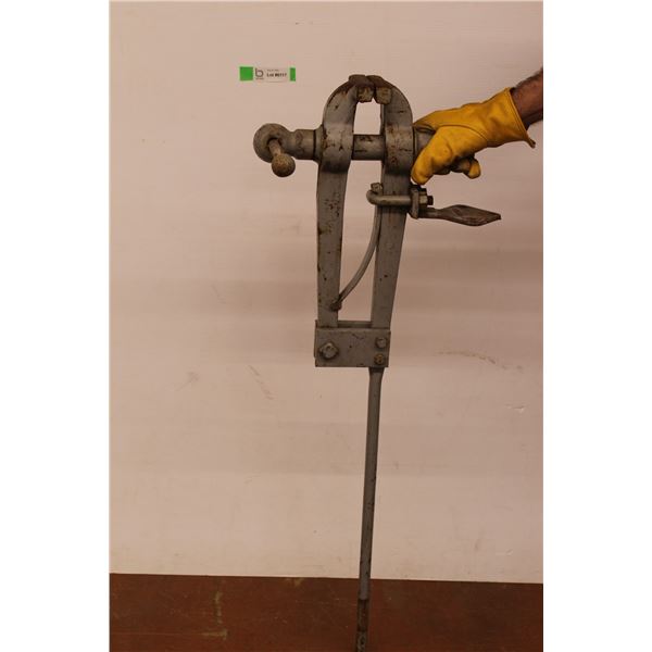 *Cast-Iron Leg Vise - 43" Tall, 4" Jaws