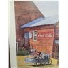 Image 2 : Vintage Coca-Cola Farm Barn Framed Ad - 18 1/2" x 22 1/2"