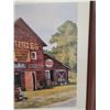 Image 4 : Vintage Coca-Cola Farm Barn Framed Ad - 18 1/2" x 22 1/2"