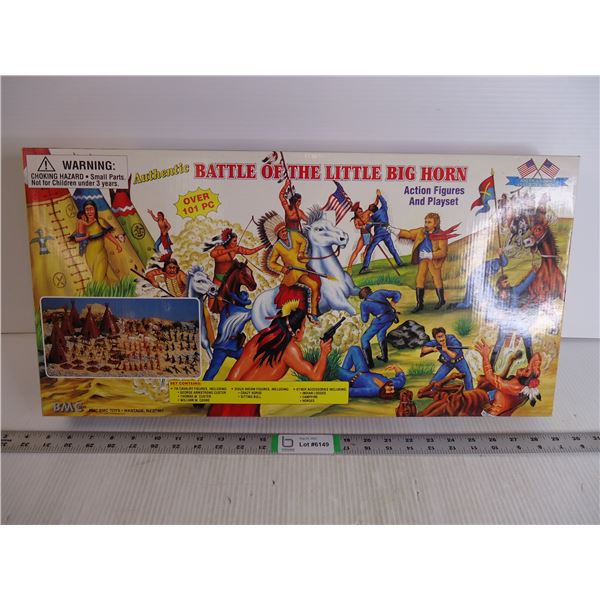 BMC Toys- Authentic Battle of the Little Big Horn-Action Figures and Playset over 101 pcs.