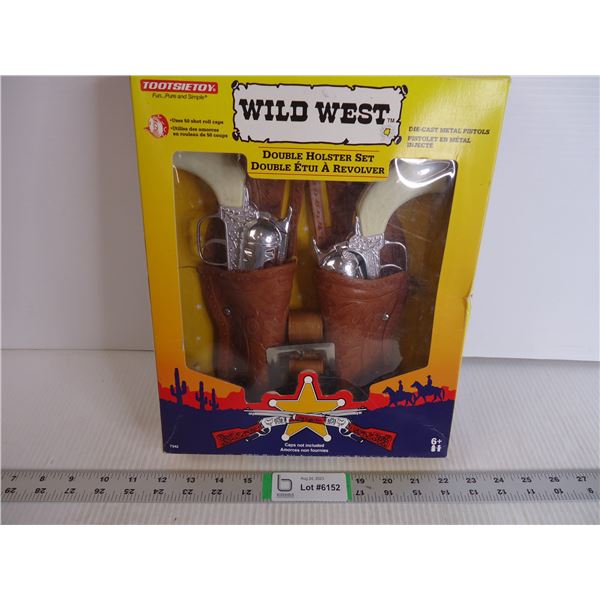 Wild West Double Holster Set- Die Cast Cap Guns