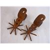 Image 3 : (2) Pair of Cast Iron Western Cowboy Boot Spurs