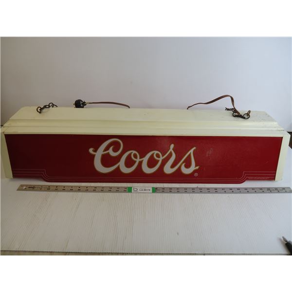 Coors Bar Light Fixture (Works)