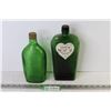 Image 1 : Green Glass Geneva & Adams Bottles