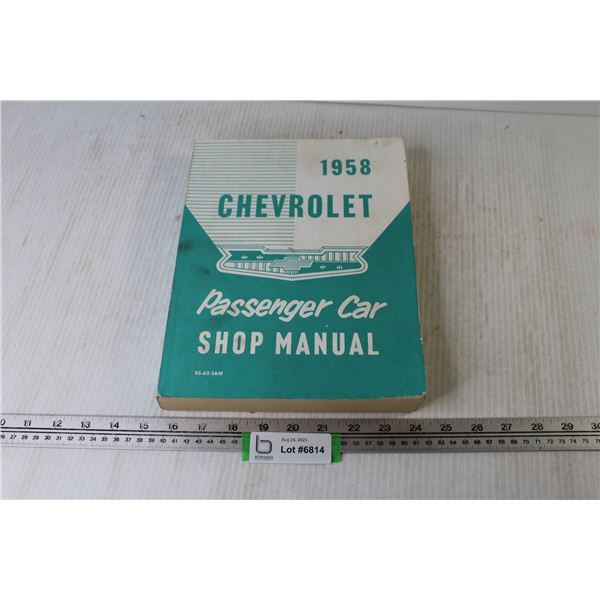 1958 Chevrolet Passenger Car Shop Manual