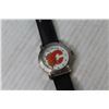 Image 7 : Metal Harley Case (empty) - Saskatchewan Riders Watch (not running) - Calgary Flames Watch (not runn