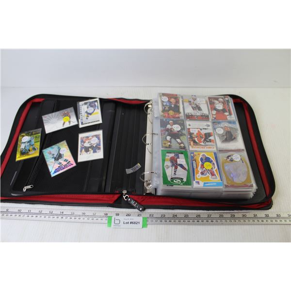 Binder of Hockey Cards