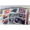 Image 3 : Assortment of NHL Sports Team Decals