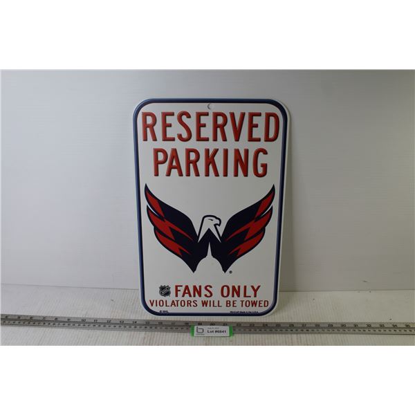 Sign - Reserved Parking - NHL Fans Only