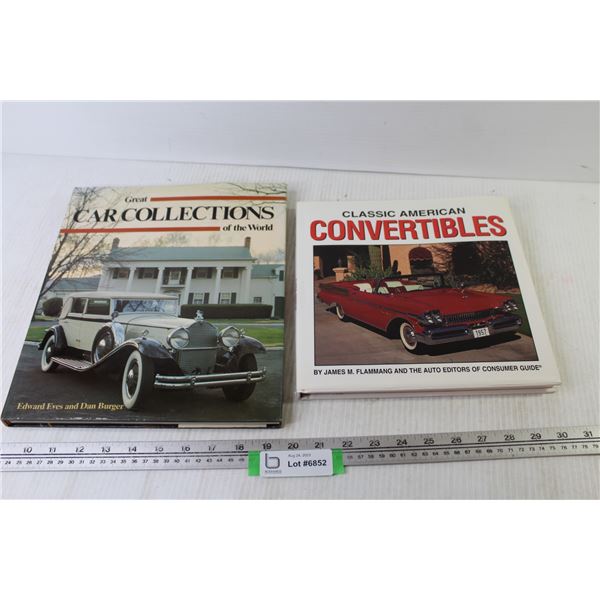 (2) Vintage Car Books