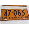 Image 2 : Pair of 1936 Saskatchewan License Plates