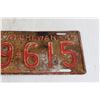 Image 3 : Saskatchewan License Plate - 1945