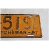 Image 3 : Saskatchewan License Plate - 1947