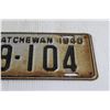 Image 3 : Saskatchewan License Plate - 1948