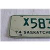 Image 2 : Saskatchewan License Plates - 1974