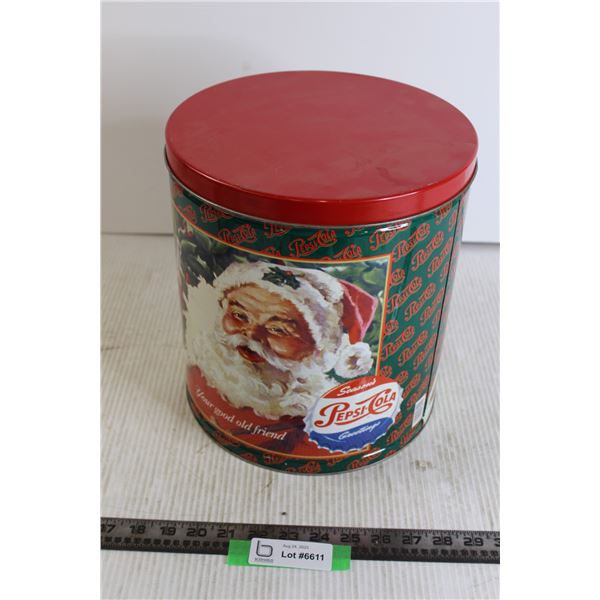 Pepsi Cola Christmas Tin