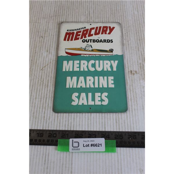 Kiekhaefer Mercury Outboard Tin Sign