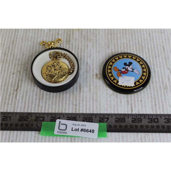 Verichron Mickey Mouse Pocket Watch