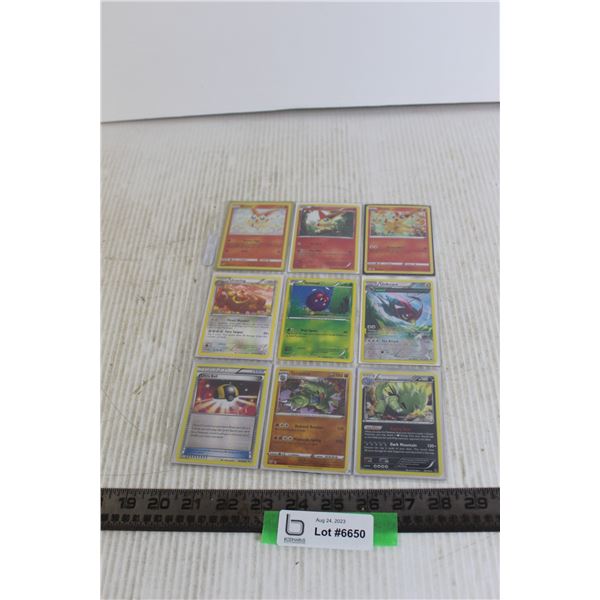 Sleeve of Pokeman Cards