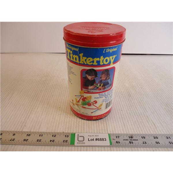 Vintage Container of Tinkertoy