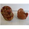 Image 2 : (2) Ceramic Turkey Containers