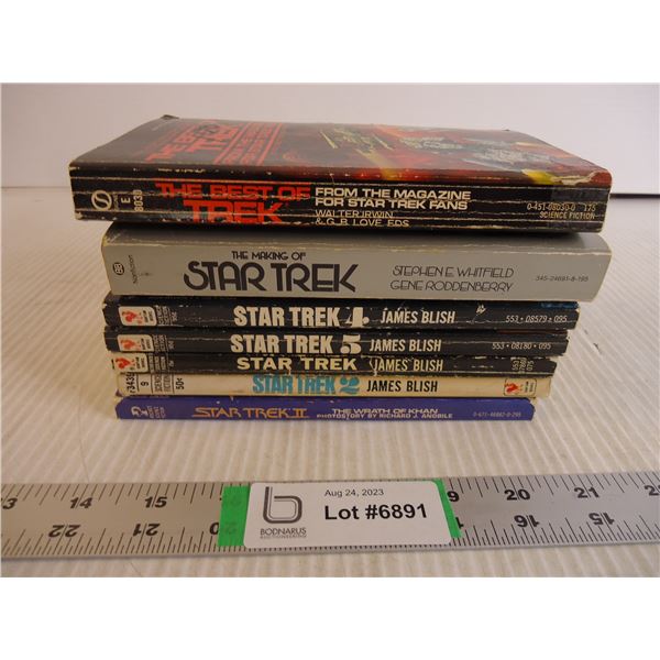 (7) Assorted Star Trek Paperbacks