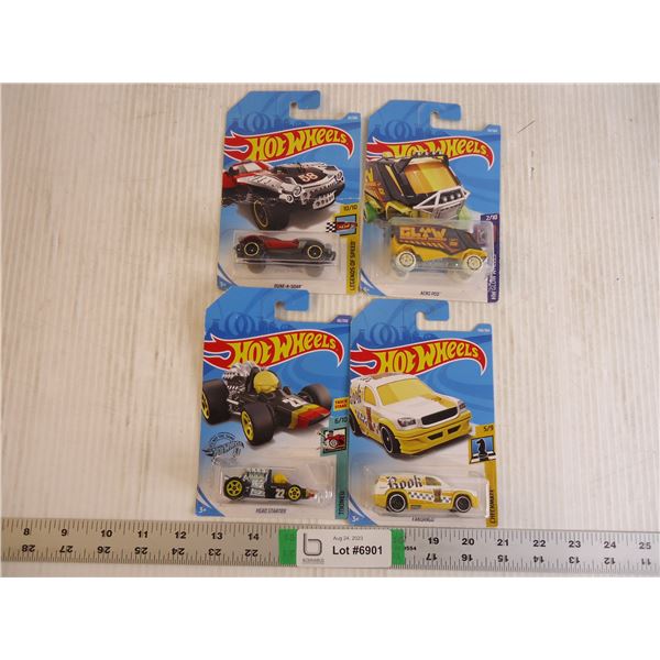 (4) Hot Wheels (sealed)