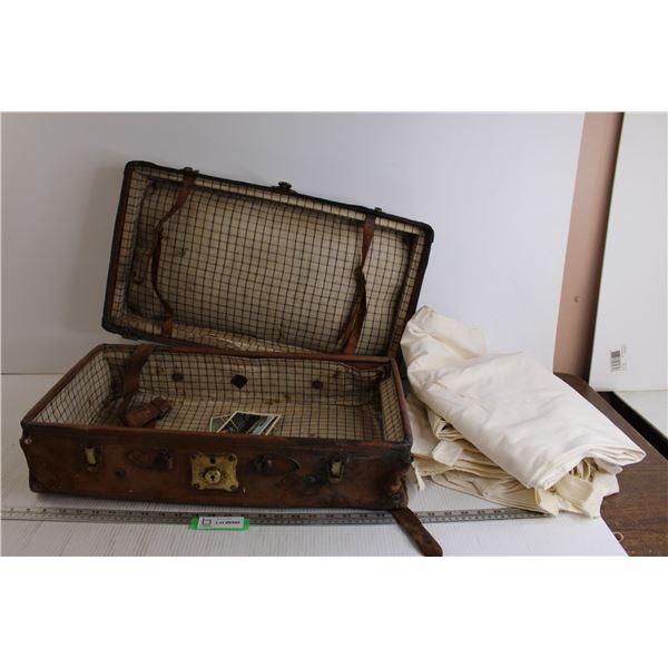 Luggage with Postcards and Drapes (Stained)