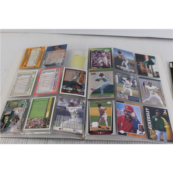 (2) Folders of Baseball Cards