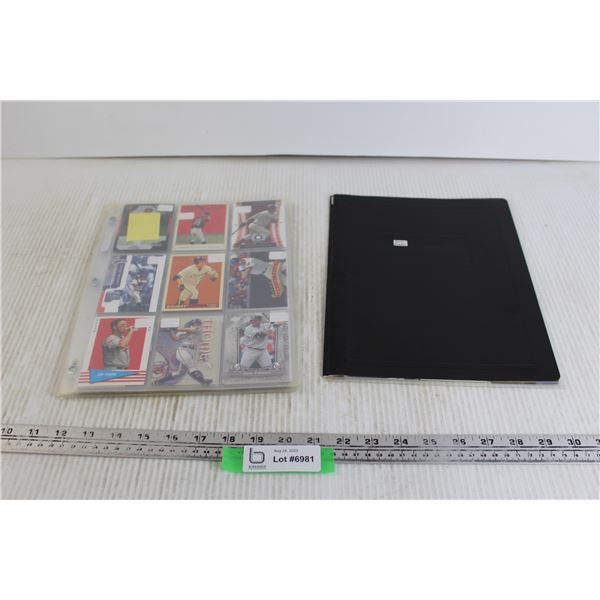 (2) Folders of Baseball Cards